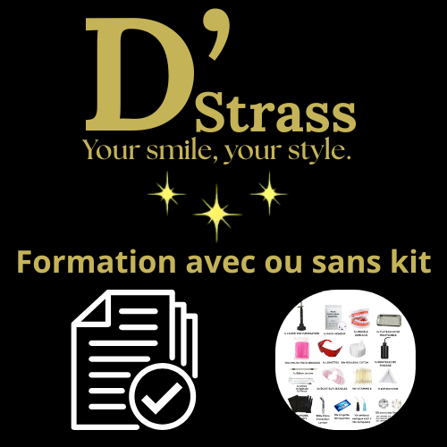 Formation Certifiante Pose de Strass Dentaire – D’Strass - ( Pack Formation avec ou sans Kit)